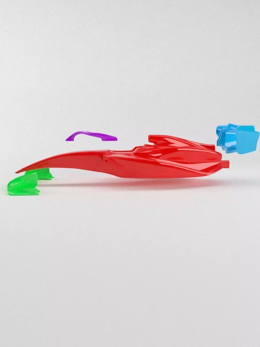 Modelo 3D de carro de Fórmula 1 - arquivo STL para impressão